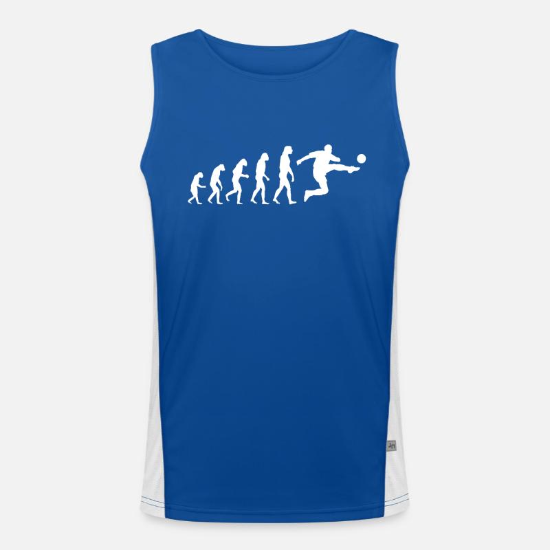 Evolution Fußball Funktionelles Kontrast-Tank Top für Männer 