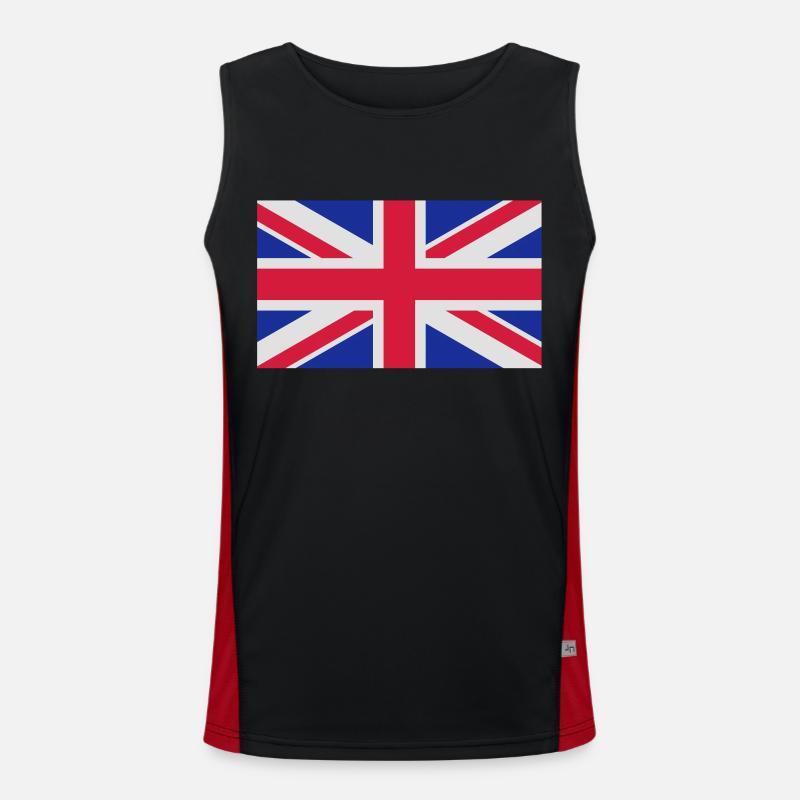 drapeau_royaume_uni Men's Functional Contrast Tank Top 