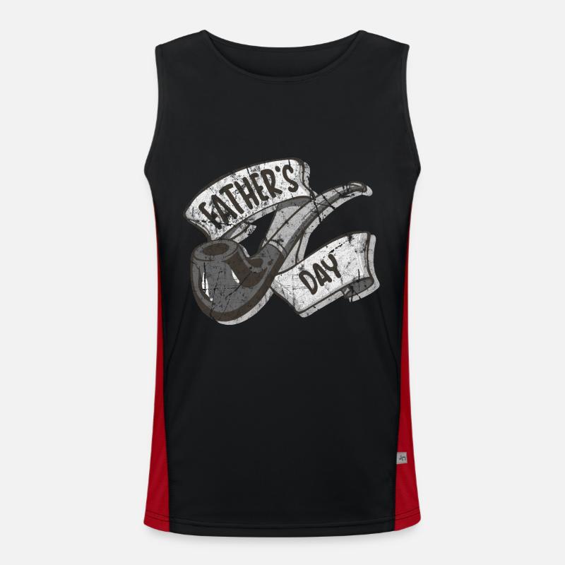 Vatertag Funktionelles Kontrast-Tank Top für Männer 