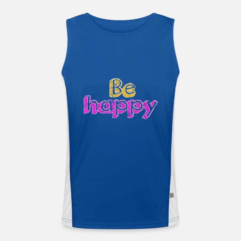 Spruch Funktionelles Kontrast-Tank Top für Männer 