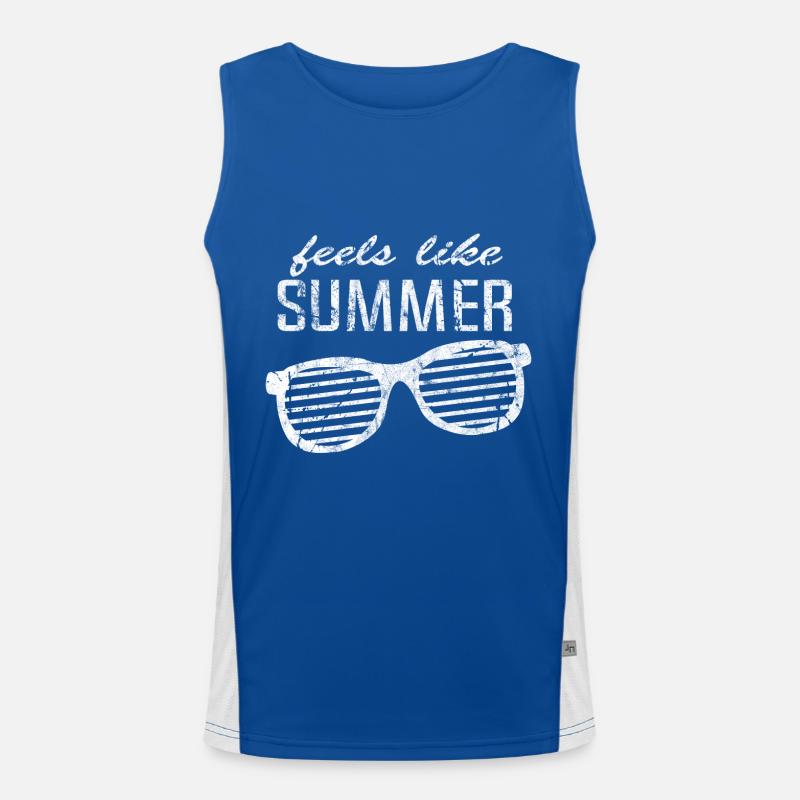 fiesta Camiseta funcional de tirantes en contraste para hombre 