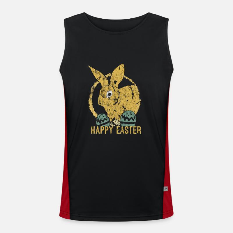 Easter Men's Functional Contrast Tank Top 