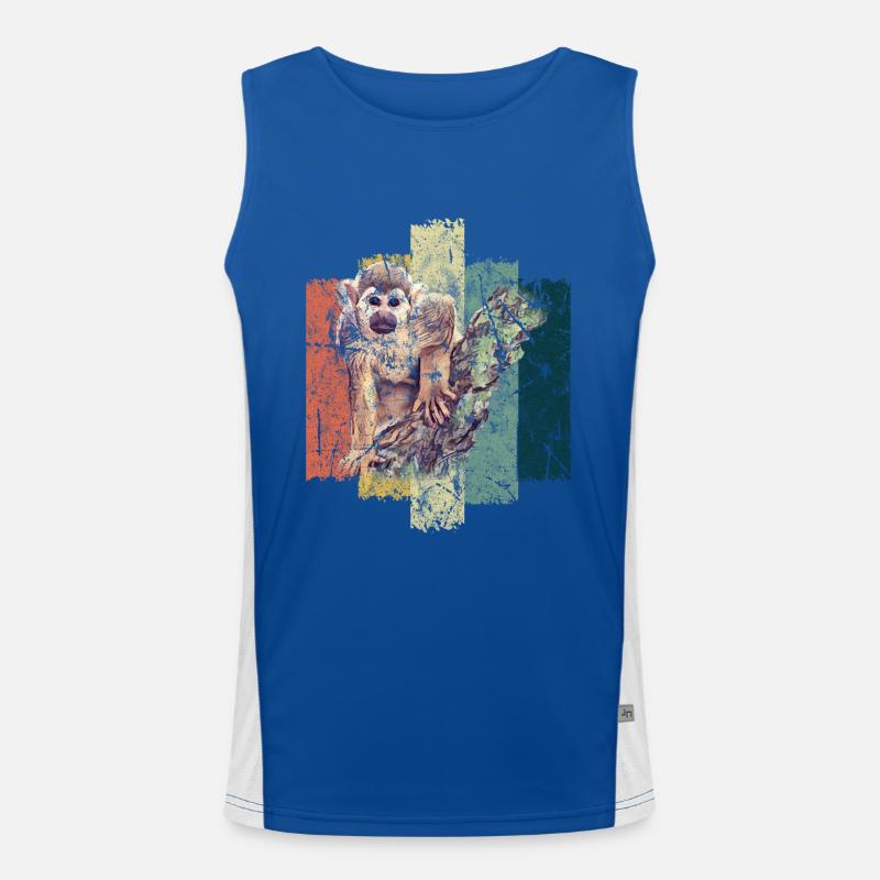 monkey Men's Functional Contrast Tank Top 