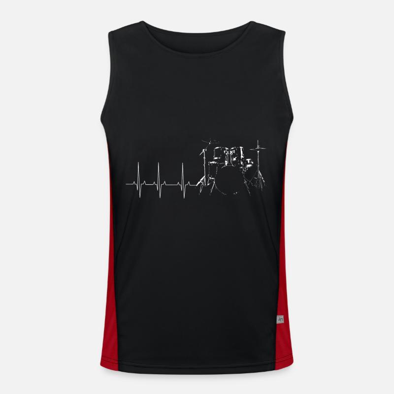 drum Men's Functional Contrast Tank Top 