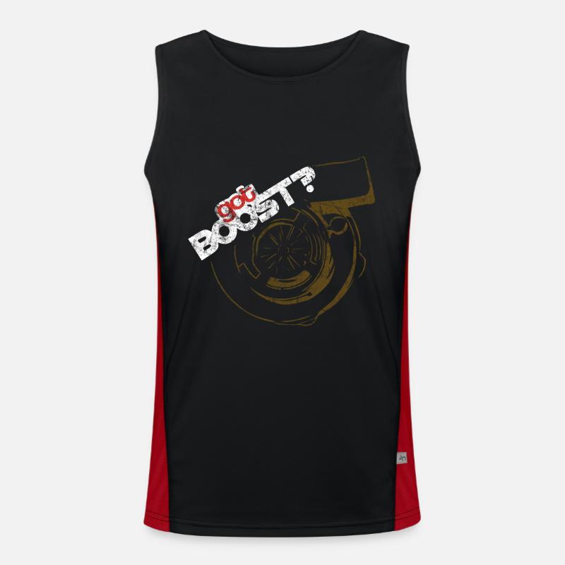 Auto Funktionelles Kontrast-Tank Top für Männer 