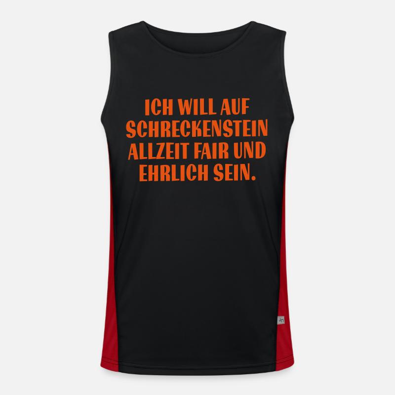Kinder Kapuzenpullover - Burg Schreckenstein Schwu Funktionelles Kontrast-Tank Top für Männer 