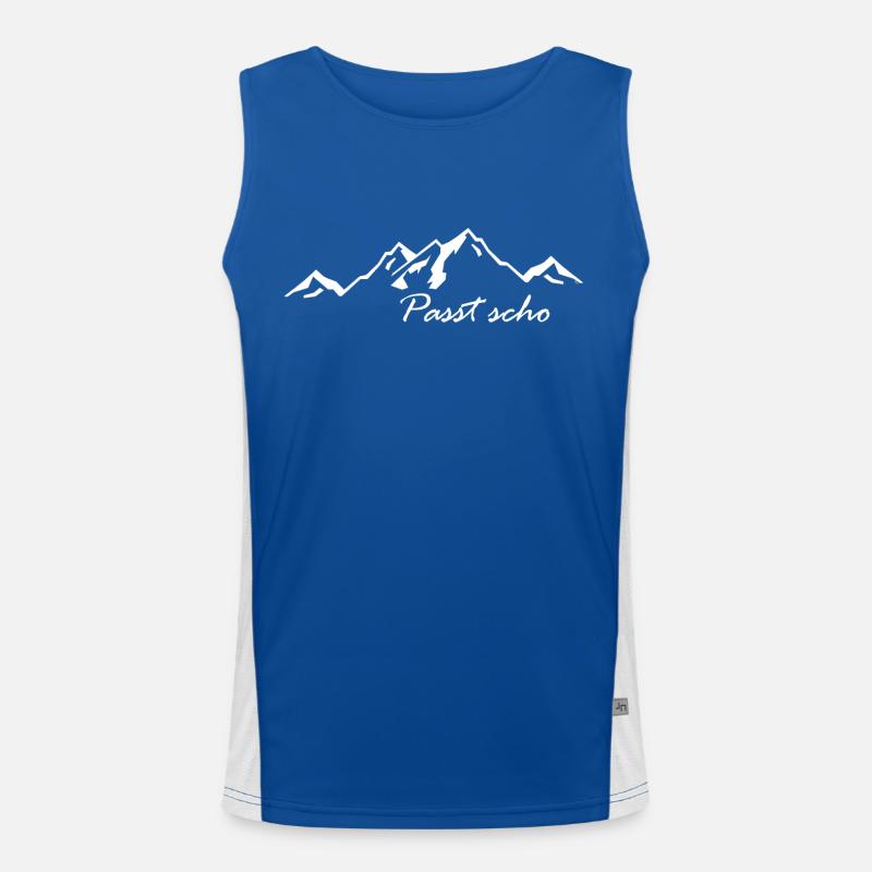 That's fine Men's Functional Contrast Tank Top 