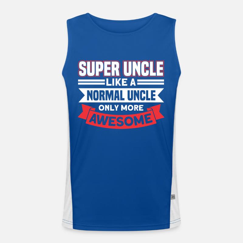 Onkel Bruder Onkel Geschenk Funktionelles Kontrast-Tank Top für Männer 