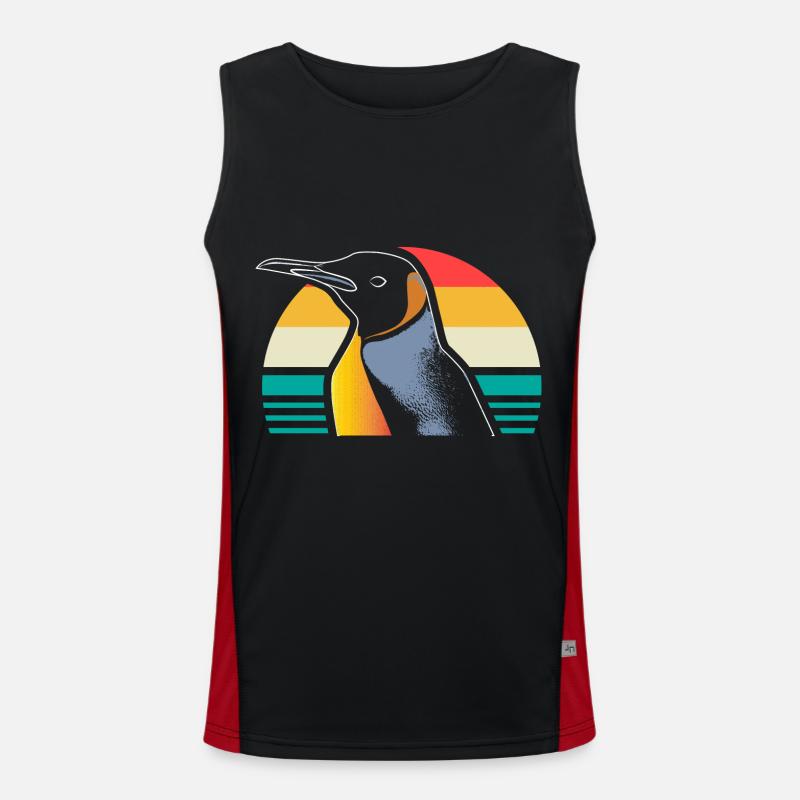 Pingouin Oiseau de mer du pôle Sud Débardeur respirant contrasté Homme 