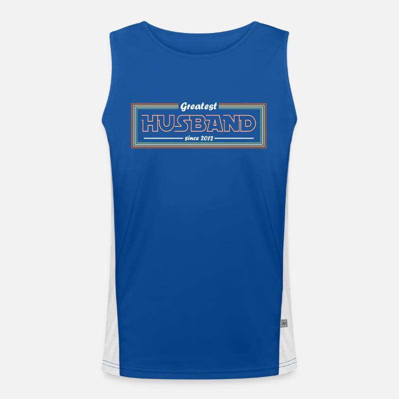 Greatest Husband Since 2012 Men's Functional Contrast Tank Top 