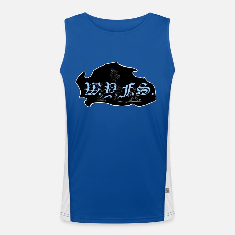 Monarchy wyfs Men's Functional Contrast Tank Top 