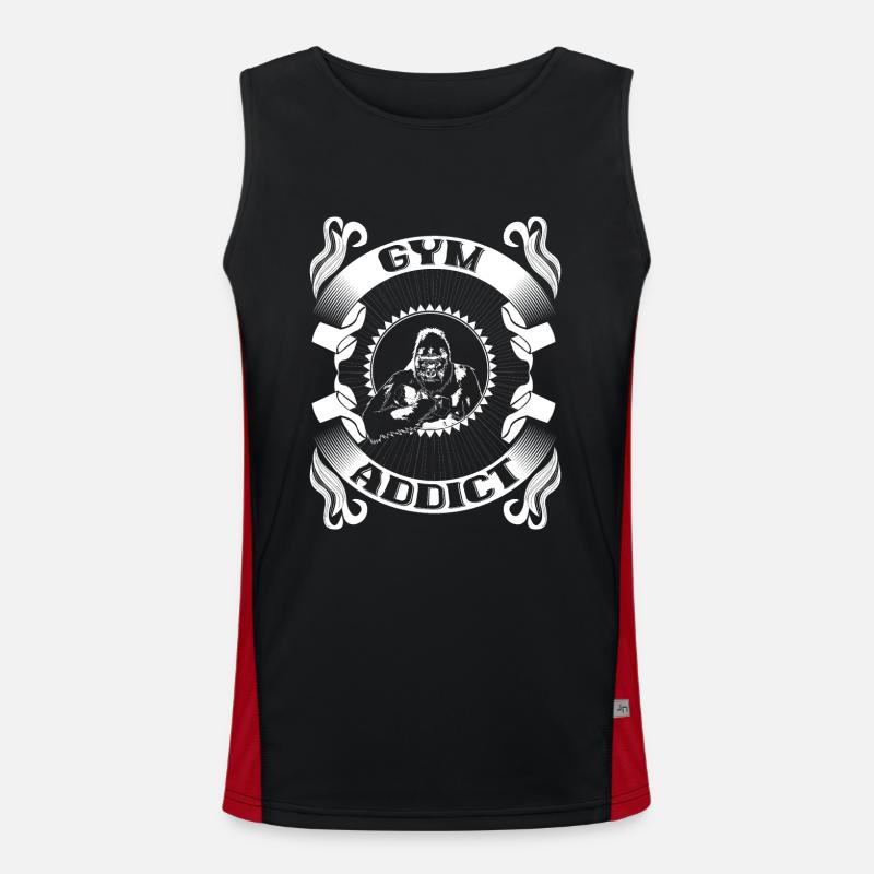 Krafttraining Gewichtheben Trainer Geschenkidee Funktionelles Kontrast-Tank Top für Männer 