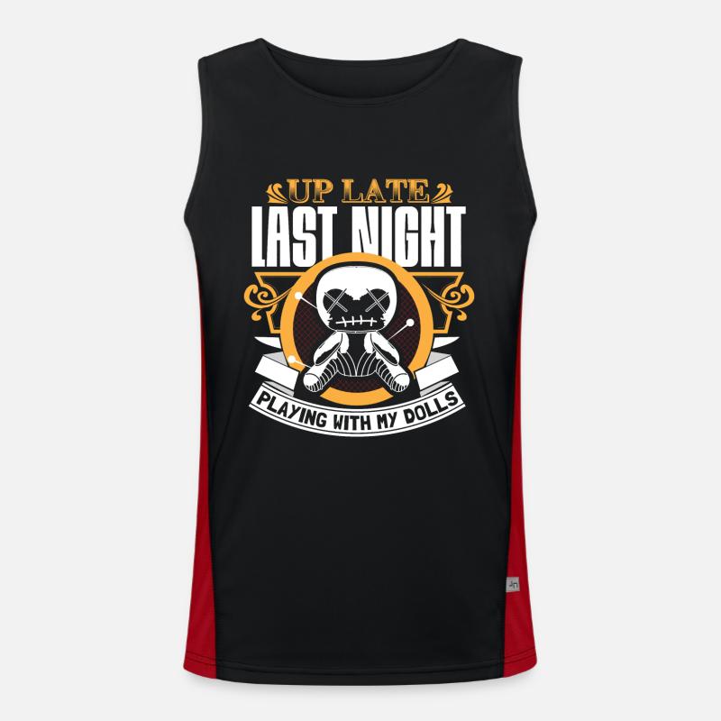 Voodoo Bondieu Geschenkidee Funktionelles Kontrast-Tank Top für Männer 
