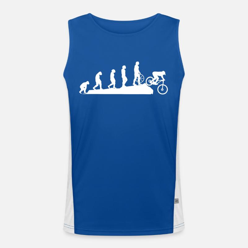 Evolution Mountainbiker Funktionelles Kontrast-Tank Top für Männer 