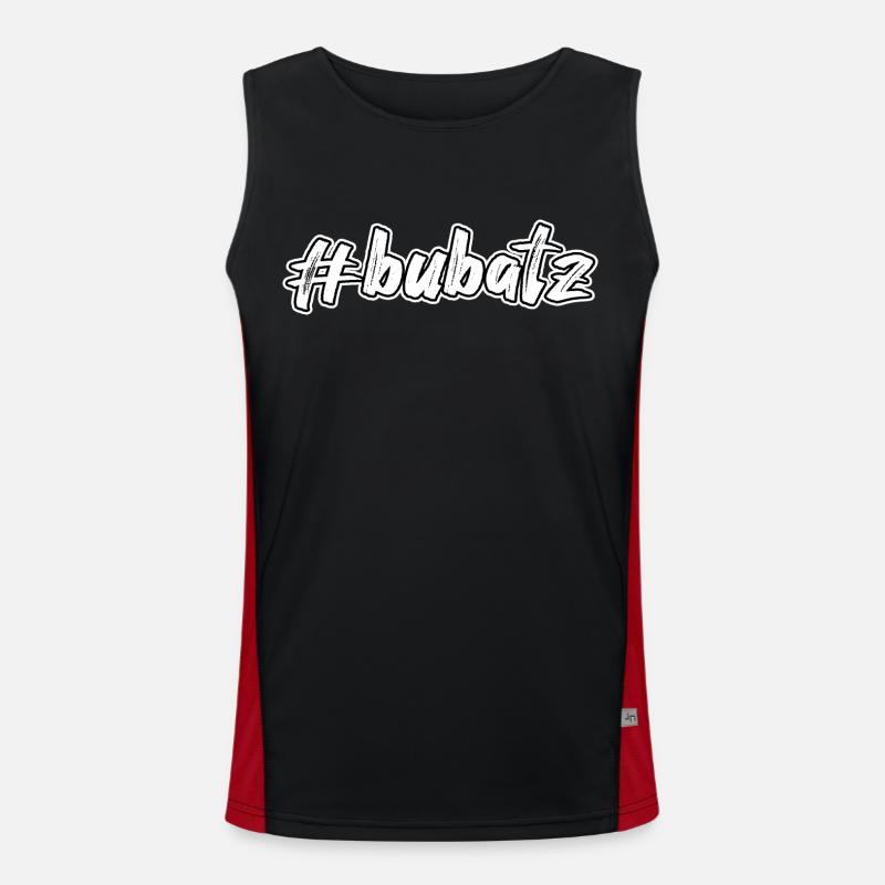 #bubatz Funktionelles Kontrast-Tank Top für Männer 