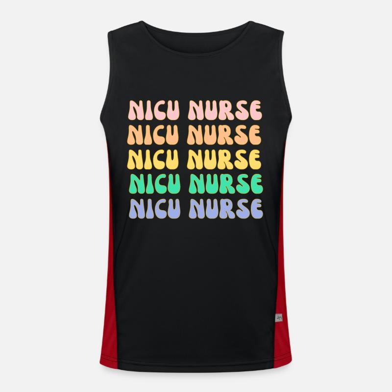 nicu nurse. Men's Functional Contrast Tank Top 