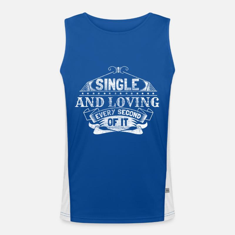 Single Solo Partnerschaft Funktionelles Kontrast-Tank Top für Männer 