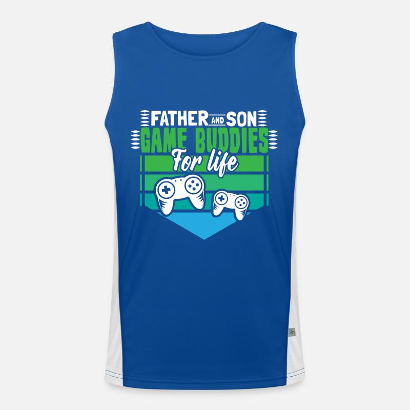 Vater & Sohn Kind Geschenk Funktionelles Kontrast-Tank Top für Männer 
