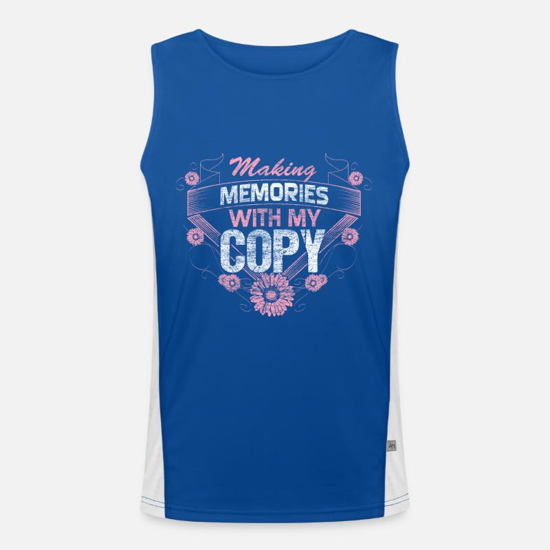 Mutter Tochter Kind Geschenk Funktionelles Kontrast-Tank Top für Männer 