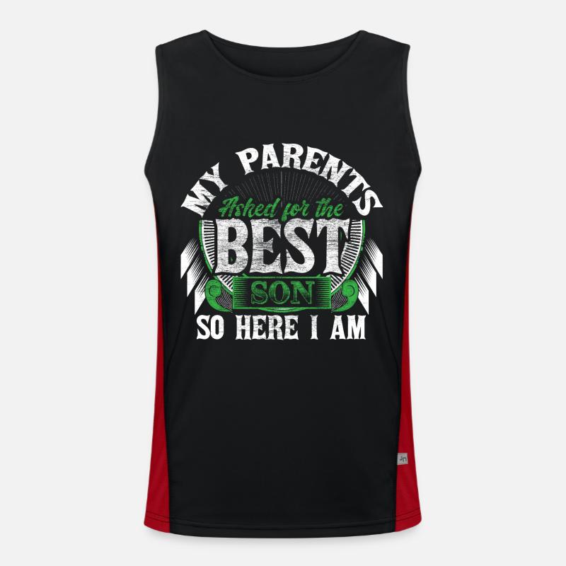 Best son sons Men's Functional Contrast Tank Top 