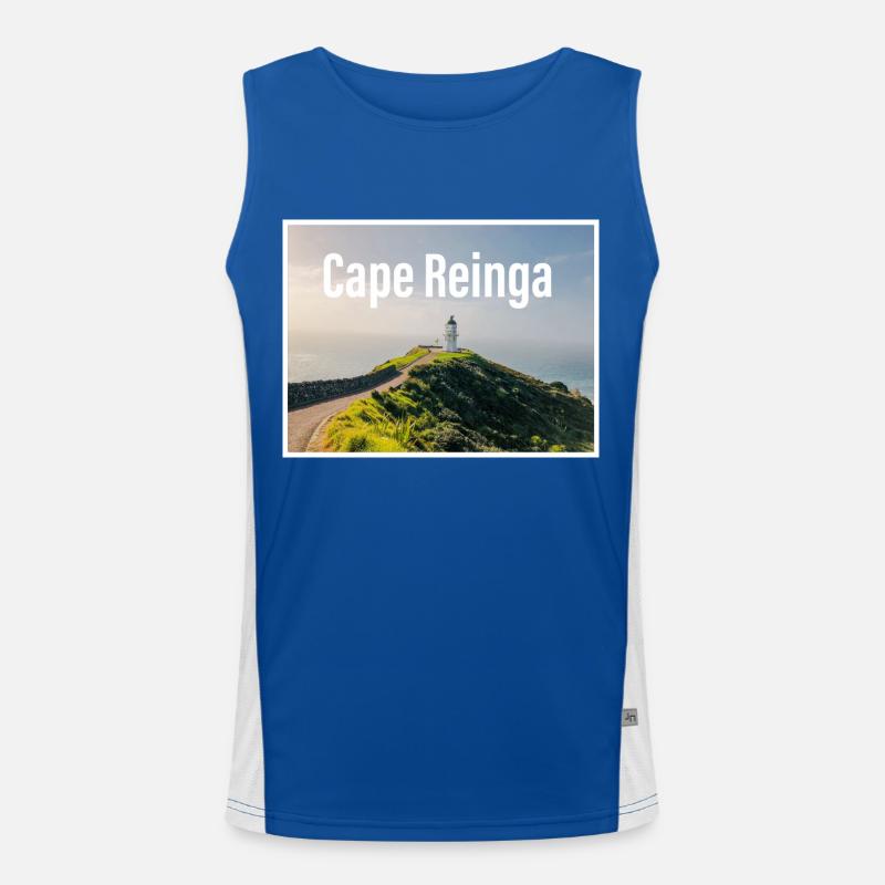 Neuseeland Funktionelles Kontrast-Tank Top für Männer 