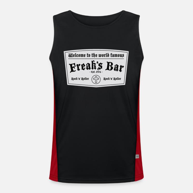 Freaks Bar light Men's Functional Contrast Tank Top 