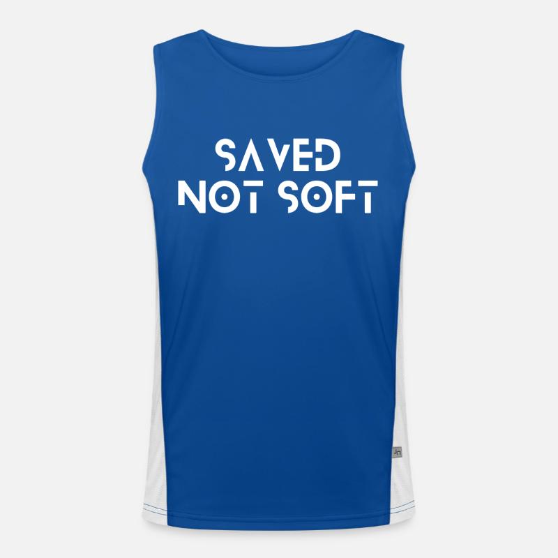 Saved Not Soft Men's Functional Contrast Tank Top 