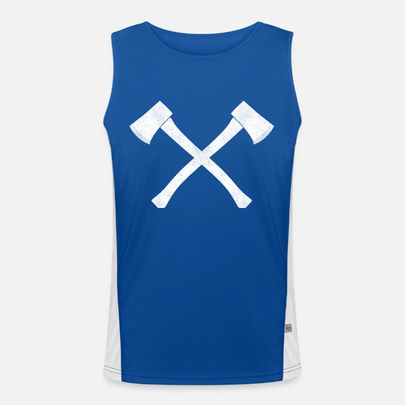 Axt Funktionelles Kontrast-Tank Top für Männer 