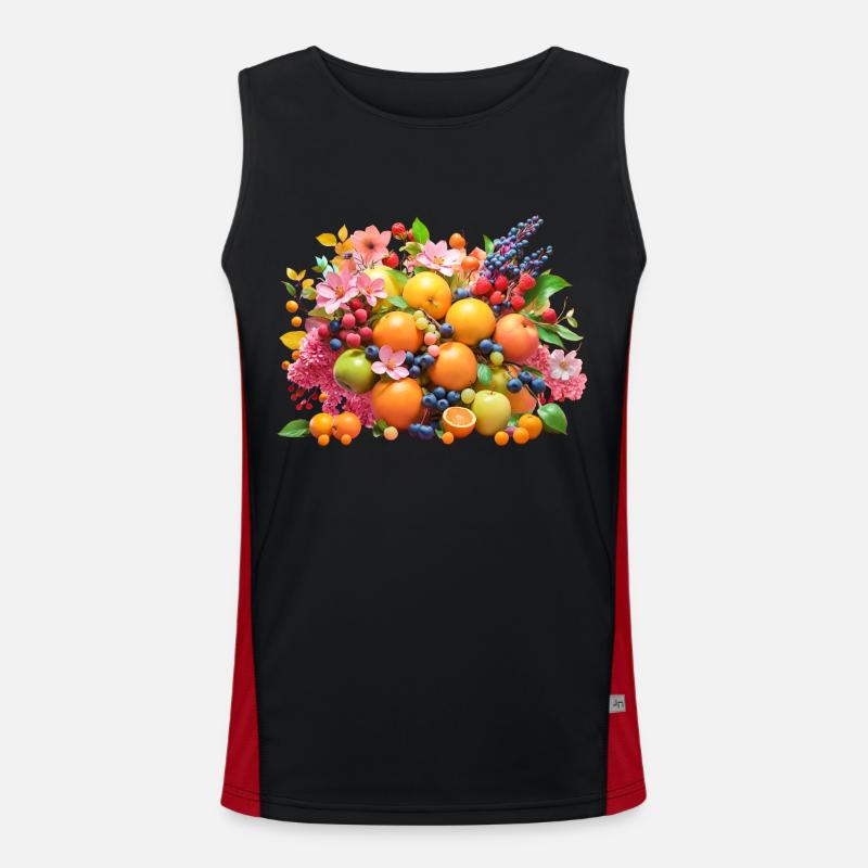 Fruits et fleurs Débardeur respirant contrasté Homme 