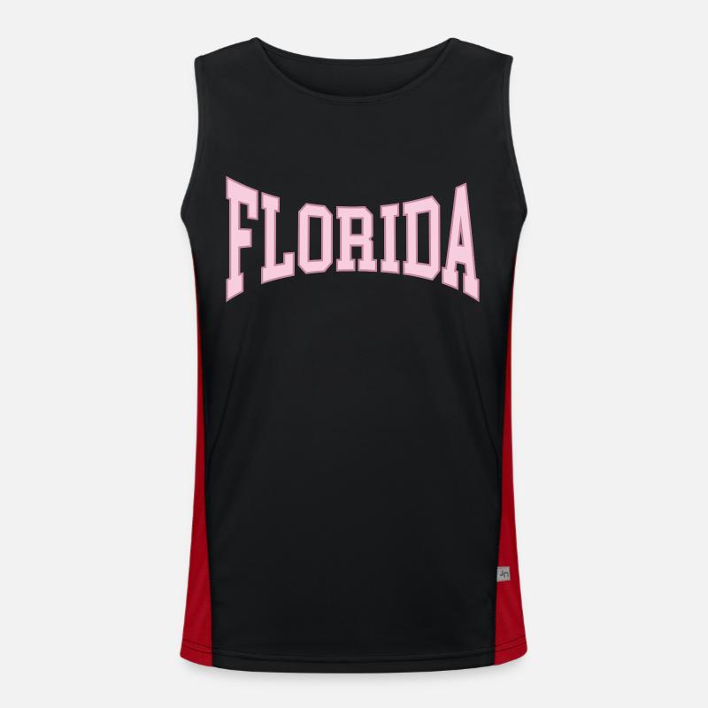 Florida Funktionelles Kontrast-Tank Top für Männer 