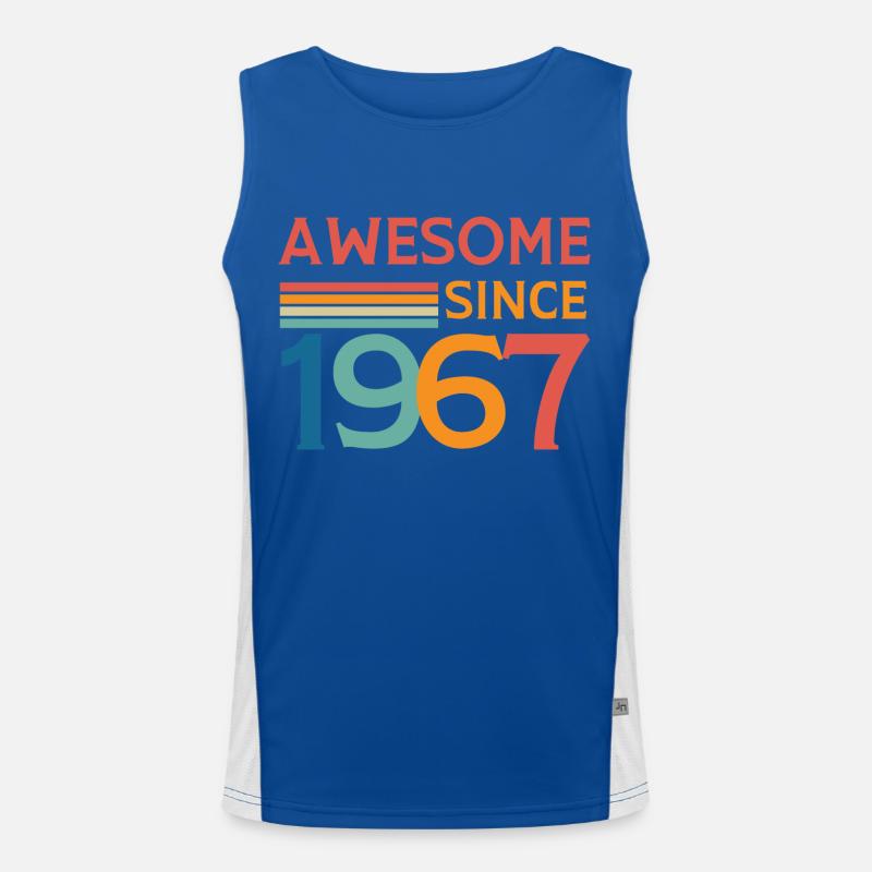 Awesome since 1967 Men's Functional Contrast Tank Top 