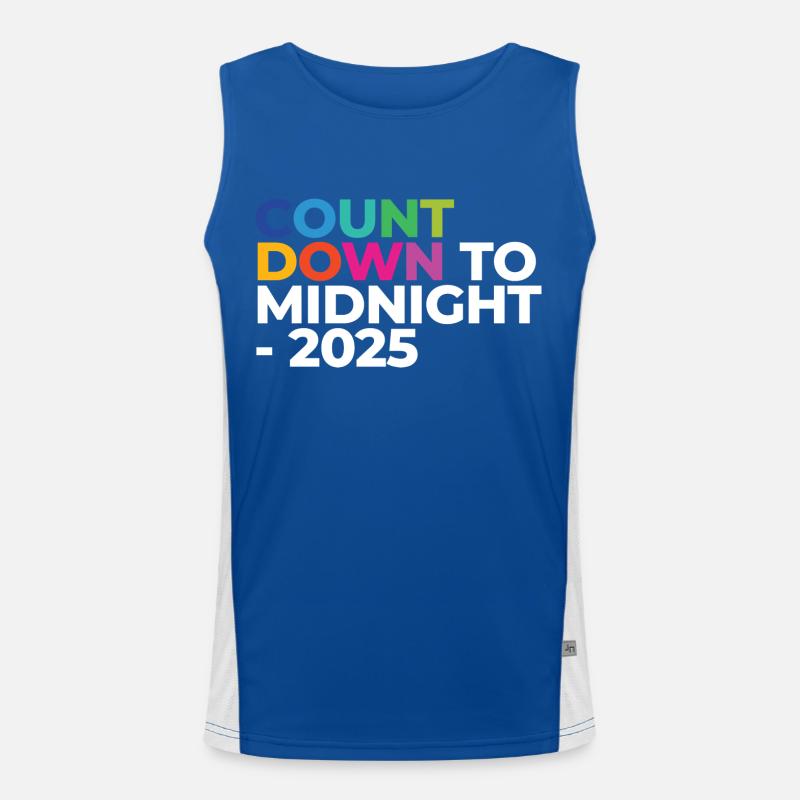 Countdown To Midnight - 2025 Men's Functional Contrast Tank Top 