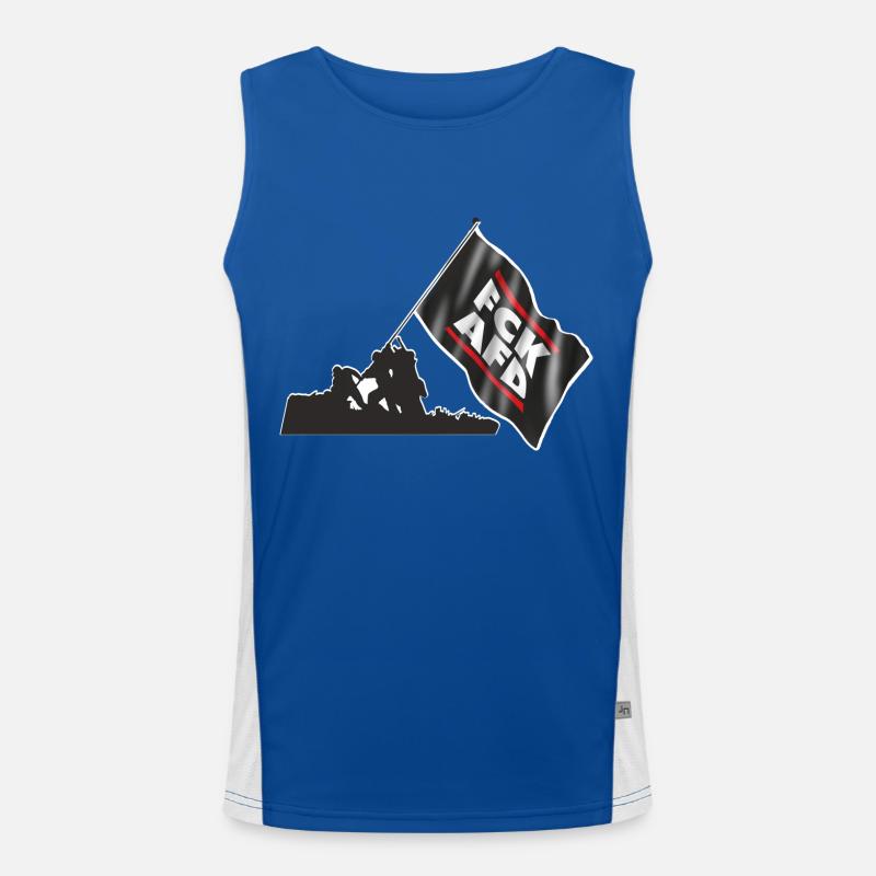 FCKAFD Funktionelles Kontrast-Tank Top für Männer 