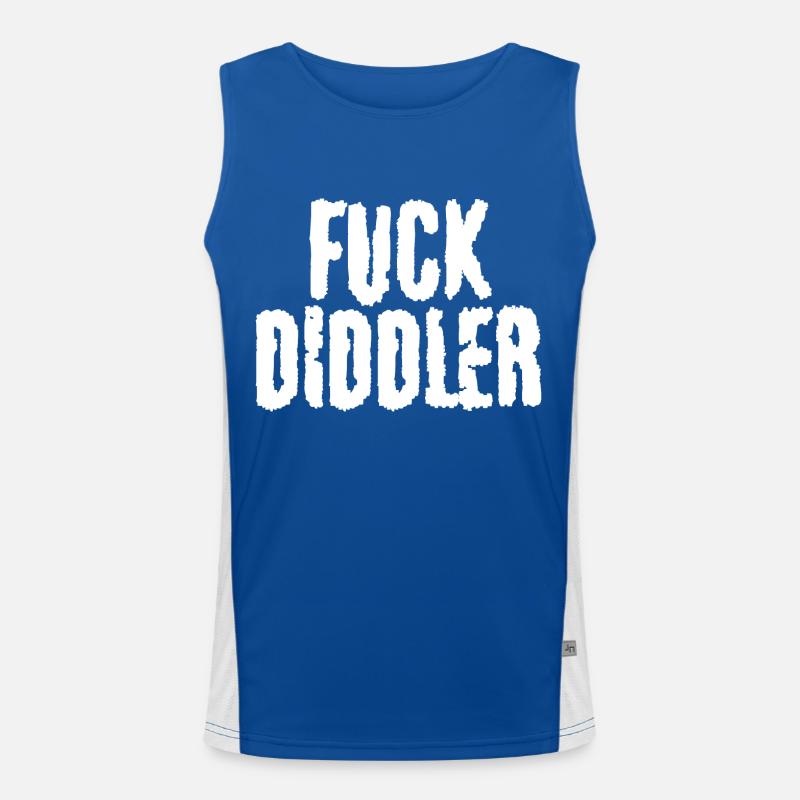 Diddler Funktionelles Kontrast-Tank Top für Männer 