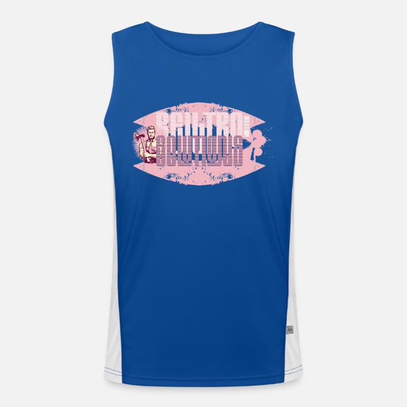 BSBeiltro Solutions – Retro Power meets Style Funktionelles Kontrast-Tank Top für Männer