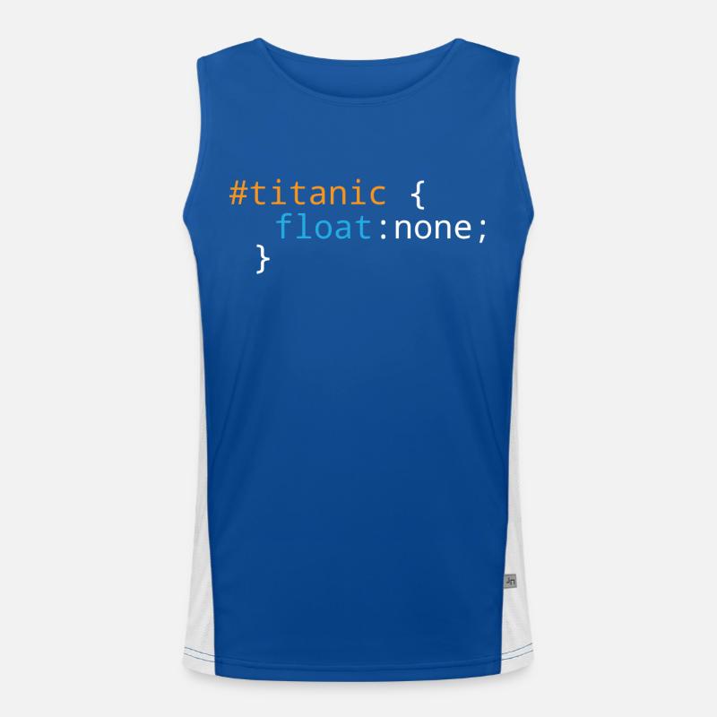 Css Puns - Titanic Men's Functional Contrast Tank Top 