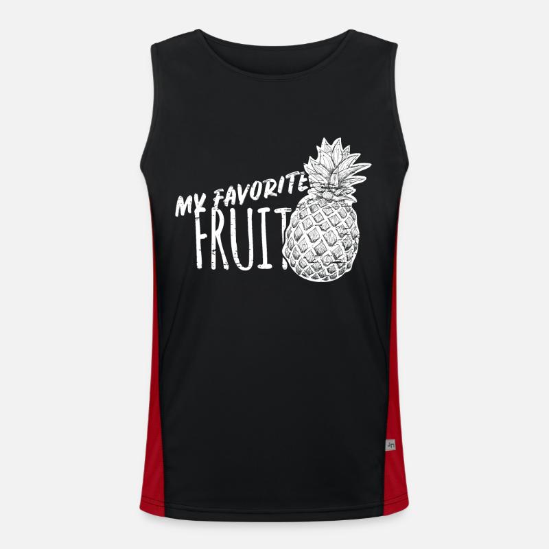 Ananas Débardeur respirant contrasté Homme 