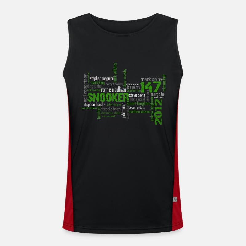 snooker matrix reloaded Funktionelles Kontrast-Tank Top für Männer 