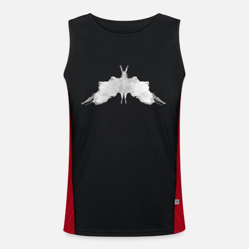 Rorschach panel 5/10 inverted Men's Functional Contrast Tank Top 