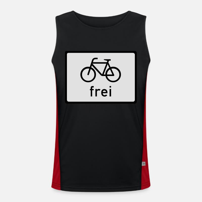 Fahrrad frei Funktionelles Kontrast-Tank Top für Männer 