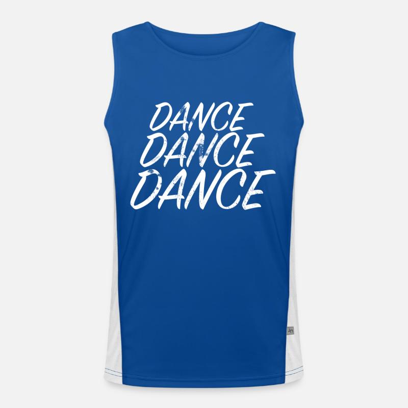 DANCE DANCE DANCE Men's Functional Contrast Tank Top 
