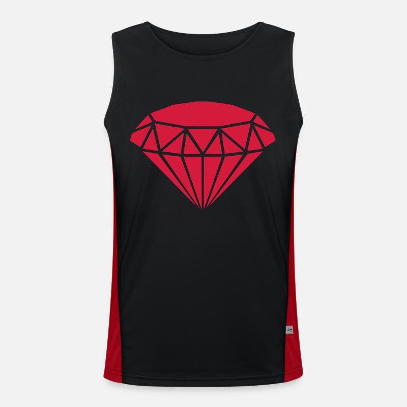 Diamond Men's Functional Contrast Tank Top 
