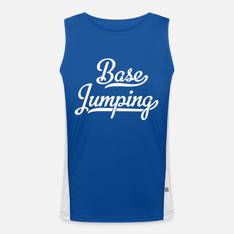 Base Jumping Men's Functional Contrast Tank Top 