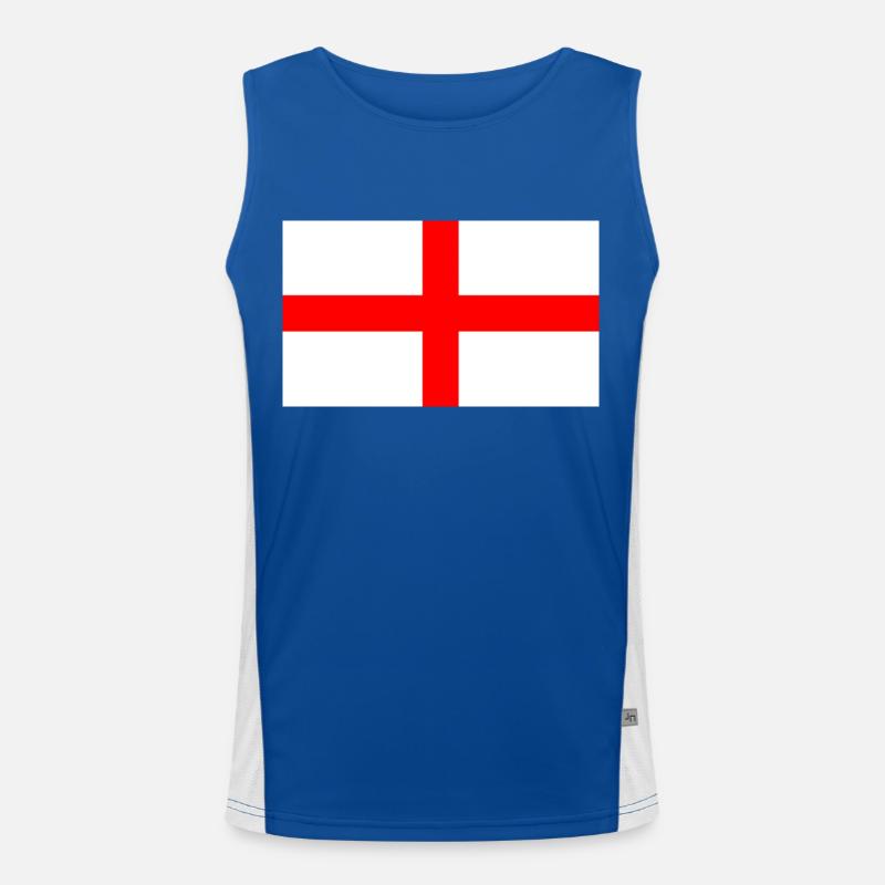 Saint George Drapeau de l’Angleterre Débardeur respirant contrasté Homme 