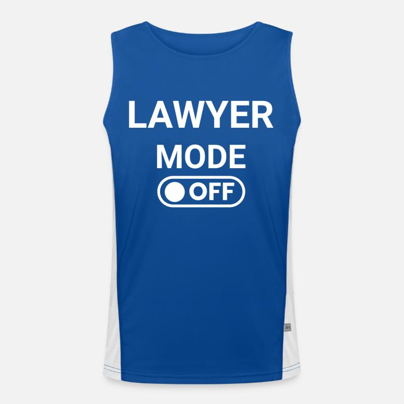Lawyer Mode OFF Men's Functional Contrast Tank Top 