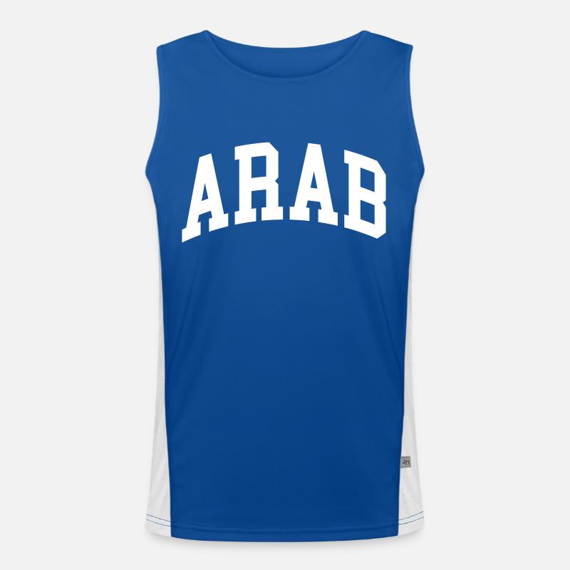 Arab Funktionelles Kontrast-Tank Top für Männer 