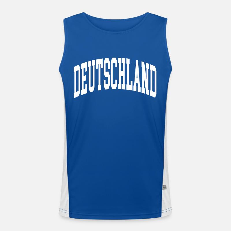 Deutschland Funktionelles Kontrast-Tank Top für Männer 