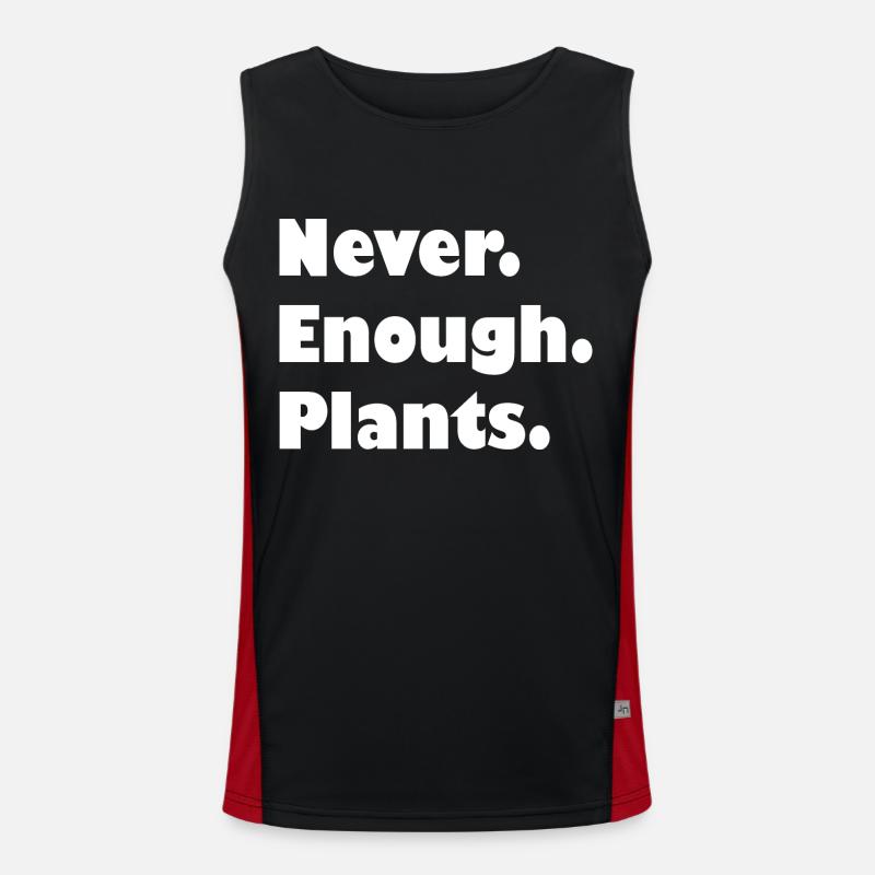 Never enough plants Men's Functional Contrast Tank Top 