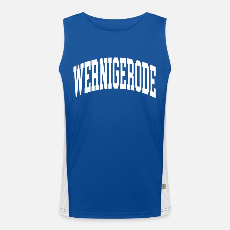 Wernigerode Funktionelles Kontrast-Tank Top für Männer 