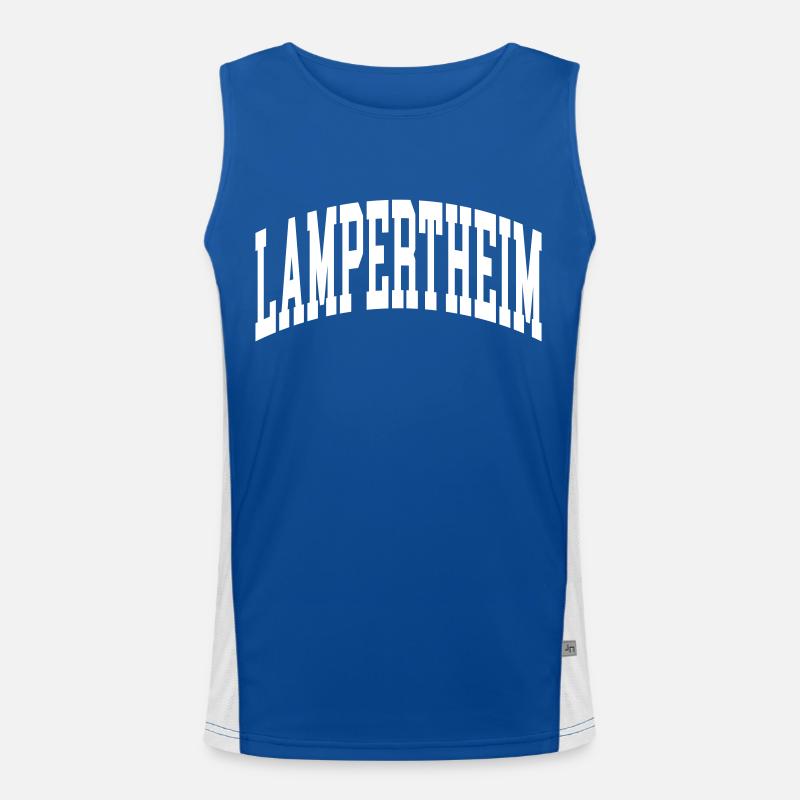 Lampertheim Funktionelles Kontrast-Tank Top für Männer 